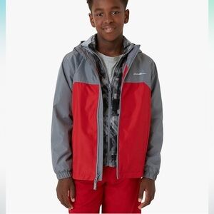 Eddie Bauer Lone Peak Waterproof 3-in-1 Insulated Color Block Windbreaker Coat
